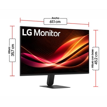 Dimensiones Monitor U4 de 27 Full HD